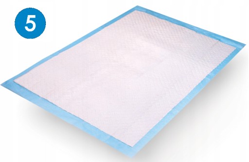 HELTENI ABSORBČNÁ VLOŽKA, NESTERILNÁ - SILNÁ! 60 cm x 90 cm 5 KS