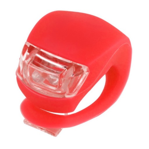 SILIKÓNOVÁ PREDNÁ LED LAMPA NA BICYKEL, 1 KS