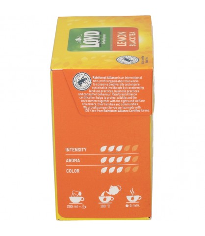 Čierny čaj Lemon 20T LOYD