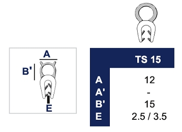 TS15 TESNENIE HRAN PRE HRANU 2,5 MM AŽ 3,5 MM
