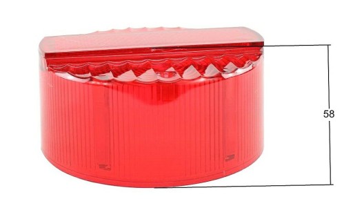 simson LAMP SHADE zadné svetlo na SIMSON S51 MZ ETZ okrúhle LARGE