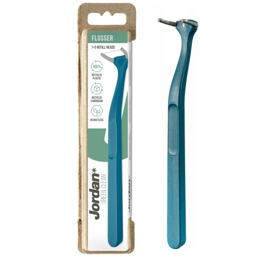 Jordan Green Clean Dental Floss Rukoväť 6 ks