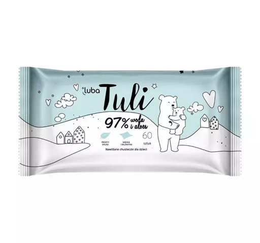 LUBA TULI VLHČENÉ Utierky PRE DETI ALOES