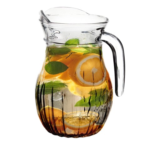 Altom Design Venus sklenený džbán na nápoje, džús, limonáda, 1,2 l