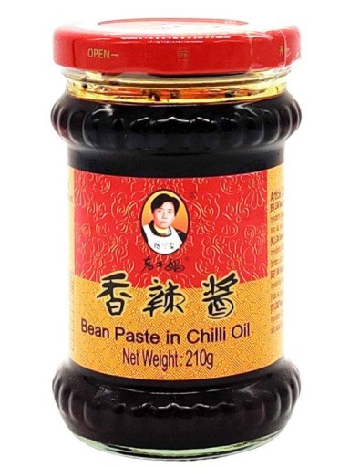 Pasta z čiernych fazúľ v oleji z čili fazule Asia Laoganma 210g