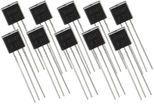 BC547 NPN Bipolárny tranzistor Arduino 10ks