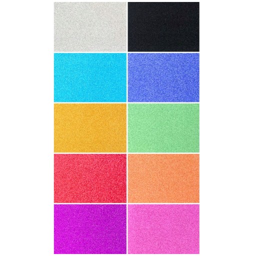 DEKORATÍVNY TECHNICKÝ GLITROVÝ PAPIER KARTÓN 180gr 10 LIST A4