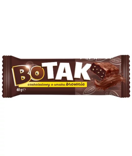 BOTAK čokoládová tyčinka s príchuťou brownie 40g Eurohansa