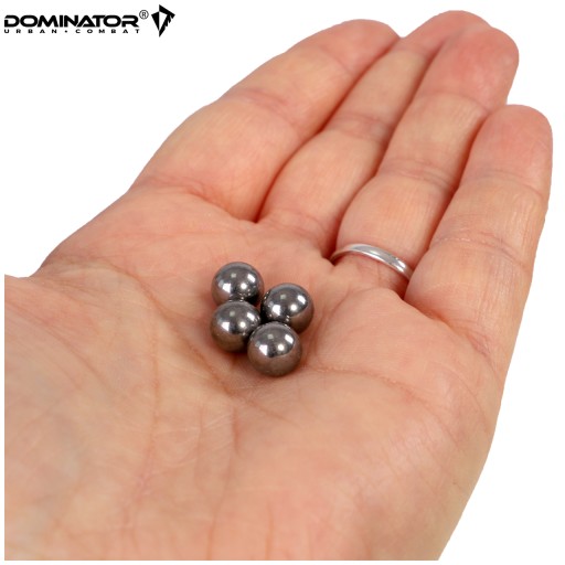 DOMINATOR oceľové guličky do prakov, kovové, 8 mm, 200 ks