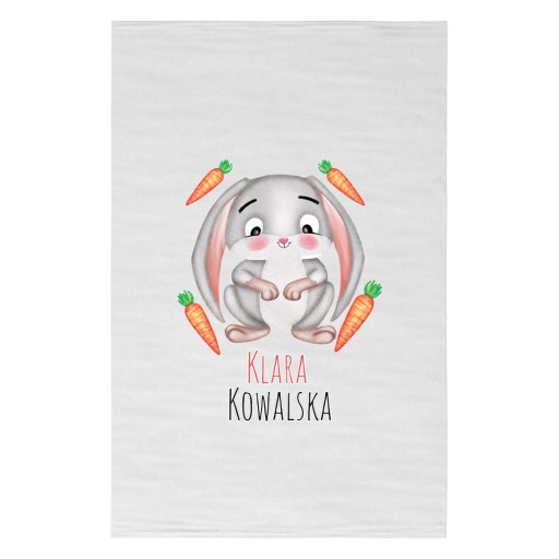 Uterák do škôlky 30x50 + Meno ZAJÍČIK