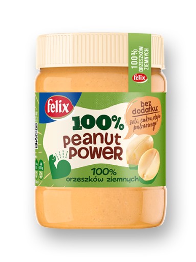 Felix Peanut Power 100% arašidová pasta 350 g