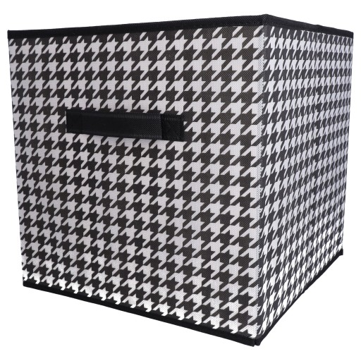 ORGANIZÁTOR ŠATNÍKA na prikrývky, oblečenie, textilný box 31x31x31 cm s rúčkou