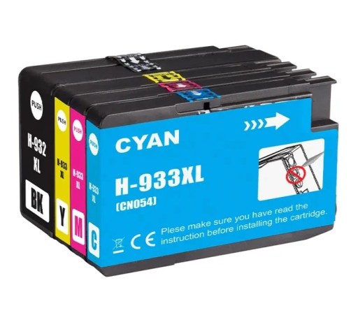 Atrament pre HP Officejet 1x 6100 6600 6700 7110 7510 7610 932XL 933XL