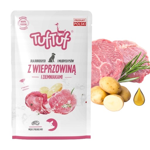 TUF TUF Food vrecko Bravčové mäso a zemiaky 300g