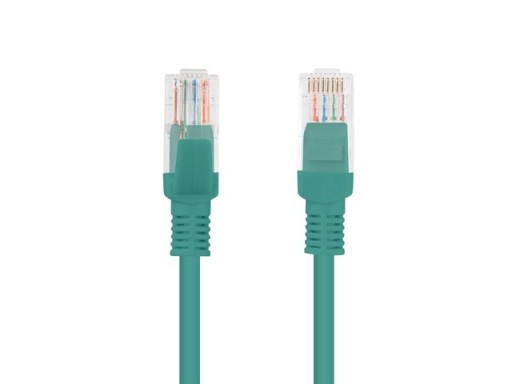 Patchcord RJ-45 LAN sieťový kábel 1,5M cat 5E zelený pre počítačový router