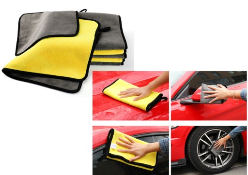 2 x UTERÁK Z MIKROVLÁKNA NA UMÝVANIE A SUŠENIE AUTOLAKU 30x30