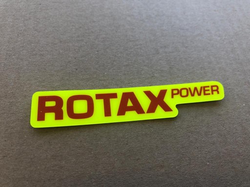 Samolepky s logom BRP Can-Am Rotax 10 cm Fluo