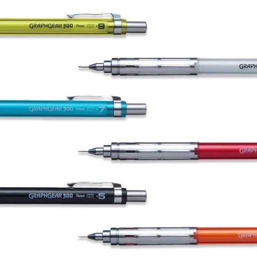 GRAPHGEAR 300 ČIERNA PENTELOVÁ MECHANICKÁ ceruzka