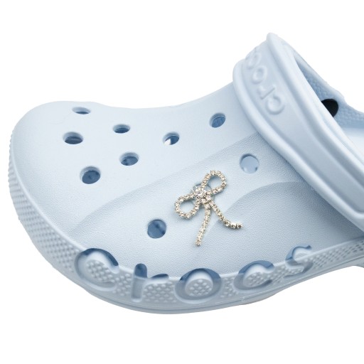 Crocs špendlík, mašľa, kamienky, špendlík, stuha