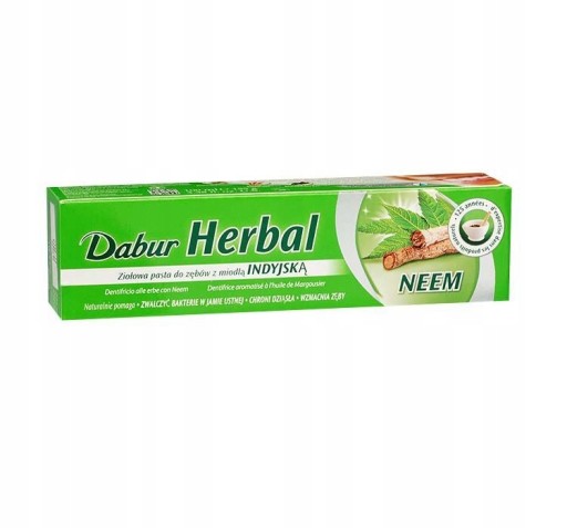 Pasta na odstraňovanie zubného kameňa NATURAL FLUORIDE FREE HERBAL DABUR 100ml