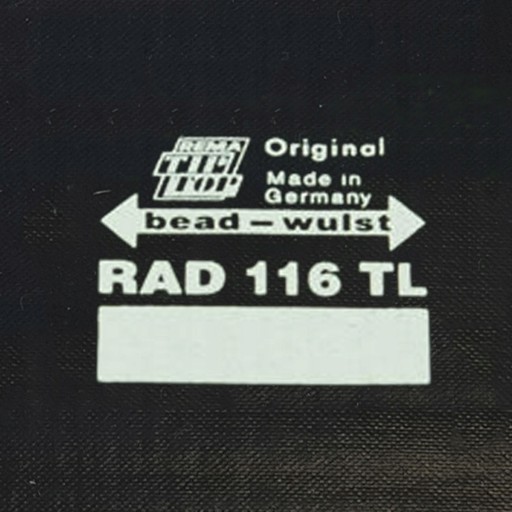 RADIÁLNA VLOŽKA 116TL NA OPRAVU PREPOREKNUTÝCH PNEUMATÍK 67X104MM REMA TIP TOP