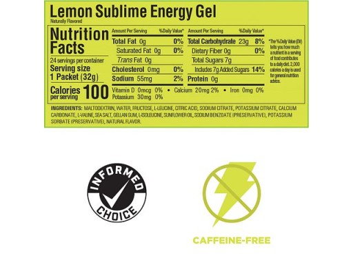 Energetický gél GU Lemon Sublime Lemon Lime