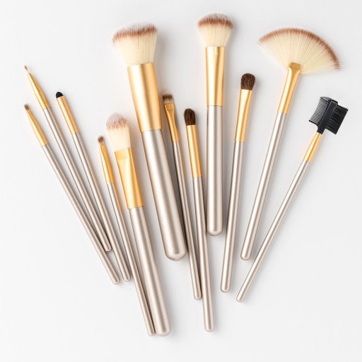 SADA PROFESIONÁLNYCH ŠTETEC NA MAKEUP 12 KS PÚZDRA