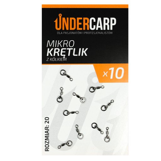 UNDERCARP Micro kaprový obratlík s krúžkom veľkosť 20