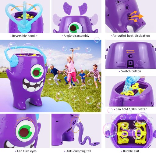 MYDLOVÉ BUBLINY MONSTER BUBBLE STROJ