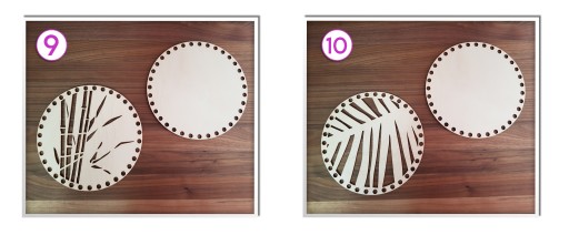 ZÁKLAD DO KOŠÍKA Háčkovanie Horný Dolný Kruh 20cm