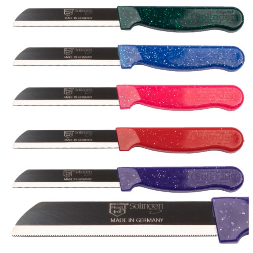 KUCHYŇSKÝ NÔŽ NA ZELENINU A OVOCIE S GULIČKOU 9 CM STAR GLITTER SOLINGEN