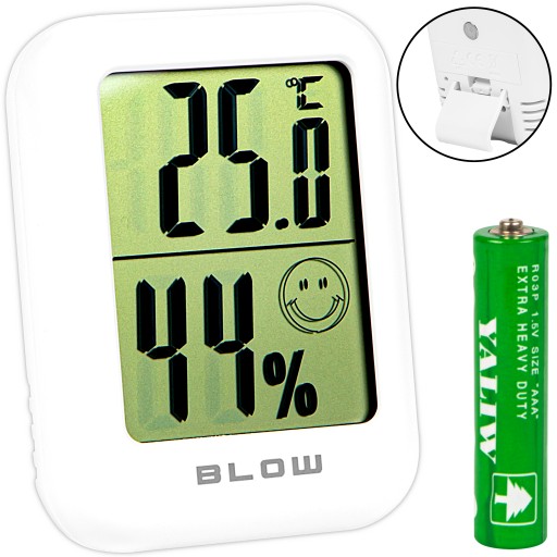TEPLOMER HYGROMETER LCD MINI METEOSTANICA SADA MAGNETOV NA BATÉRIU