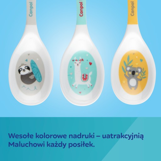 SADA MELAMÍNOVÝCH LYŽIČIEK 2KS 9M CANPOL