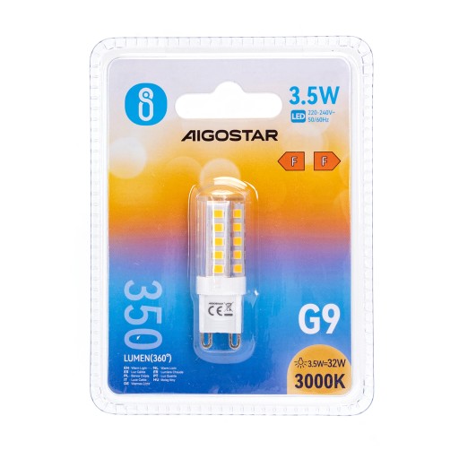 G9 LED kapsulová žiarovka 3,5W malá CORN kukurica 350Lm teplá biela 3000K