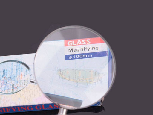 KLASICKÉ LUPOVÉ SKLO 100MM KOV