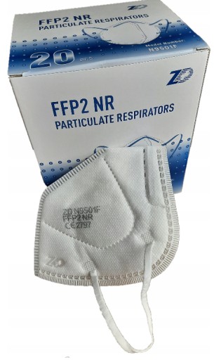 OCHRANNÁ MASKA KN95 FFP2 CE 20 KS. CERT