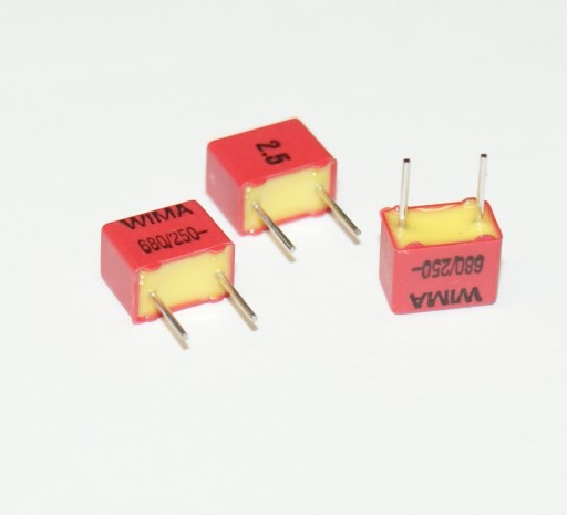 Kondenzátor Wima FKP2 680pF/250V - 3 ks (#1816)