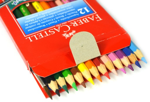 Šesťhranné akvarelové pastelky Classic Colors Faber-Castell 12 ks.