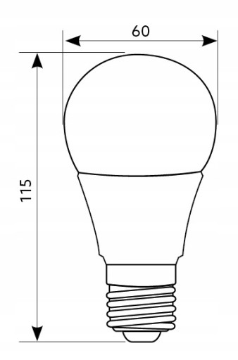 LED ŽIAROVKA 7W ~55W E27 NEUTRÁLNA farba - HIT!