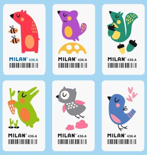 Guma s potlačou 436A Milan