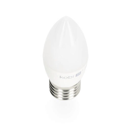 LED žiarovka na sviečku 6W E27 STUDENÁ BIELA 6000K 470lm