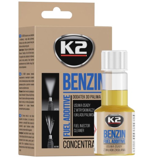 K2 BENZIN 50ML - ČISTIČ VSTREK