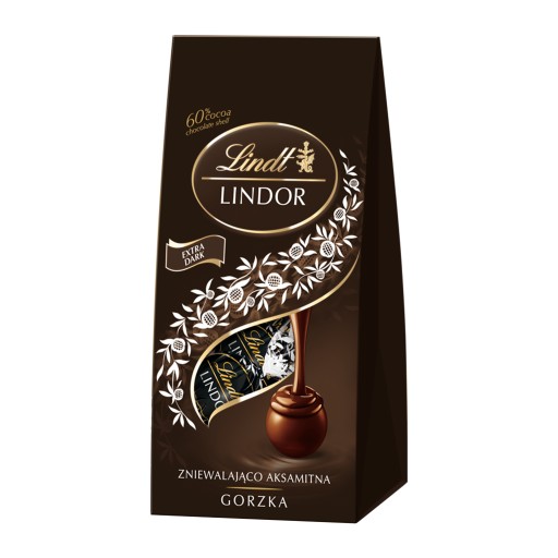 Lindt LINDOR Pralinky pralinky pralinky horká čokoláda 60% kakaa 100g