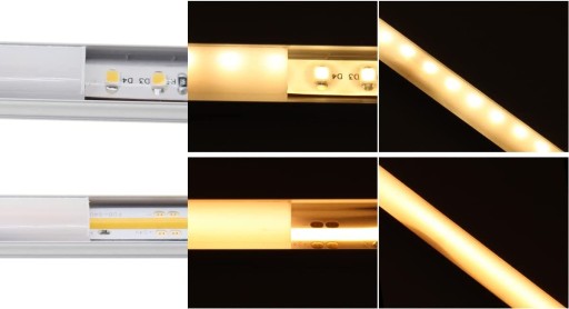 LED pás COB pás 12V 1 meter NEON LED line Neutrál nebliká
