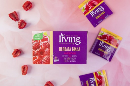 Irving biely malinový čaj 30 g