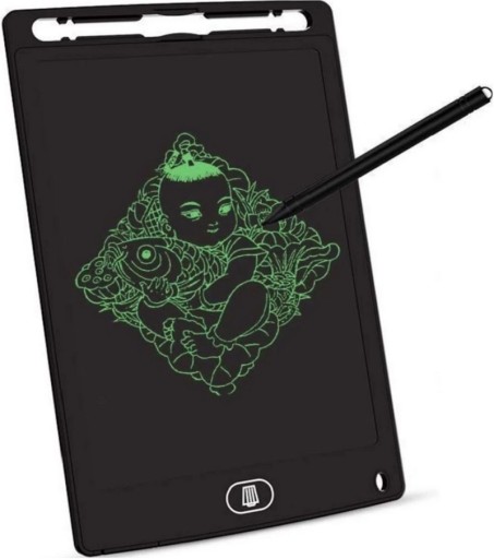 FAREBNÝ GRAFICKÝ TABLET LCD na KRESLENIE pre DETI S KRESLENÍM + ŠTÝL