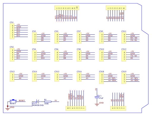 Univerzálna doska pre Arduino Uno PA05