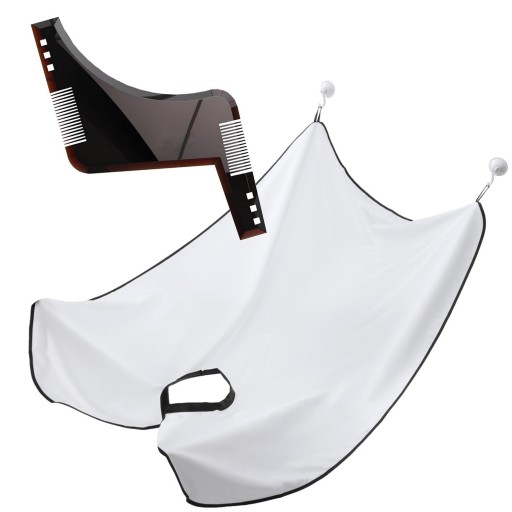 SÚPRAVA HREBEŇA NA HOLENIE BEARD CAPE STYLING SET PRE MUŽOV ZÁstera