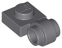 LEGO 4081b Tanier 1x1 tmavosivá (1g) 1 ks.