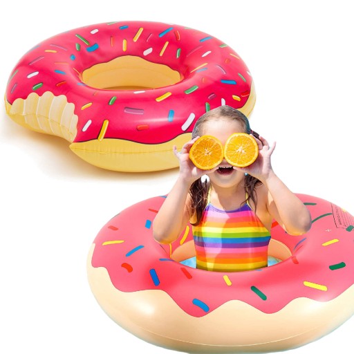 VEĽKÉ NAFUKOVACIE KOLESO DONUT NA PLÁVANIE DONUT XL DO DETSKÉHO BAZÉNA